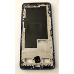 Carcasa o marco central azul con piezas pequeñas para Motorola Moto Edge 50 Neo
