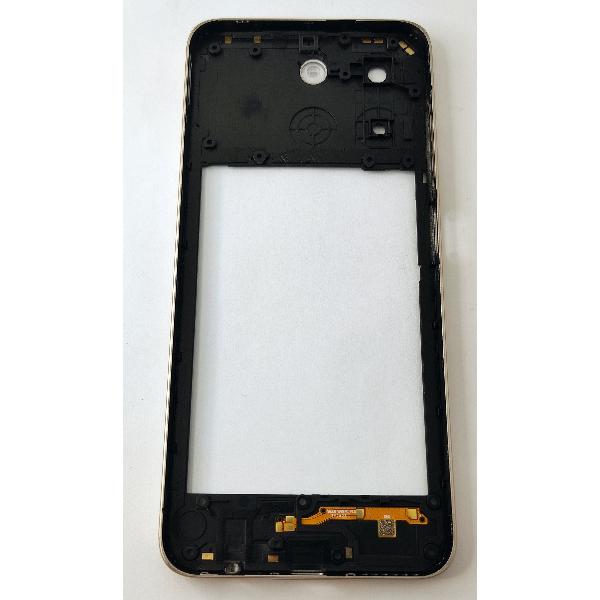Carcasa o marco central naranja para ZTE Blade A55