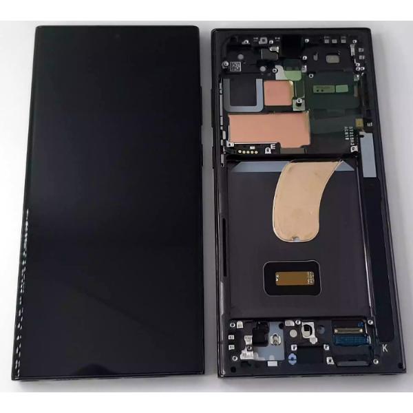 Pantalla lcd Samsung Galaxy S23 Ultra SM-S918 tactil negro marco negro Ensamblado GH82-30465A Service Pack