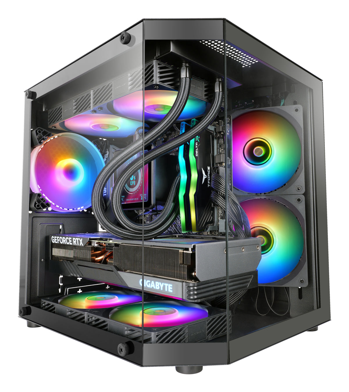 Caja Gaming Minitorre Mars Gaming MC-3TLITE