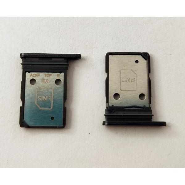 Soporte o bandeja sim negra Dual sim para Samsung Galaxy A36 A366 calidad premium