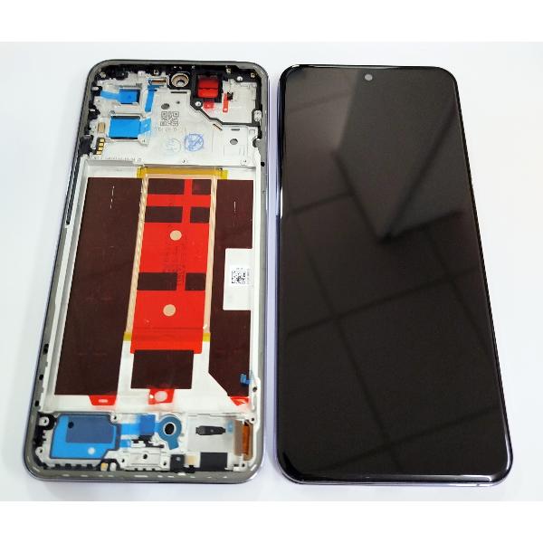 Pantalla lcd para Oppo Reno 12 Pro 5G CPH2629 mas tactil negro con marco morado compatible TFT