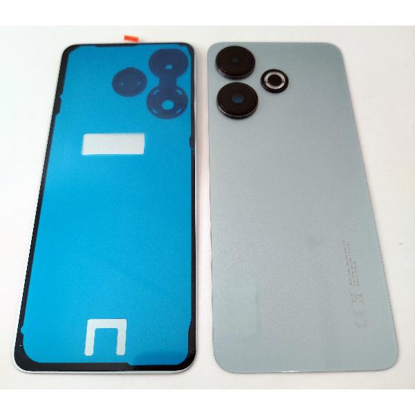 Tapa trasera o tapa bateria verde para Xiaomi Redmi 13 con cristal de camara