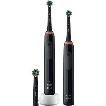 Cepillo Dental Oral-B Pro 3 3900 Duo Black Edition/ Pack 2 Uds - PixelPlaza