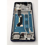 Pantalla lcd para Motorola Moto G85 5G XT2427-3 tactil negro marco y botones azul claro calidad premium