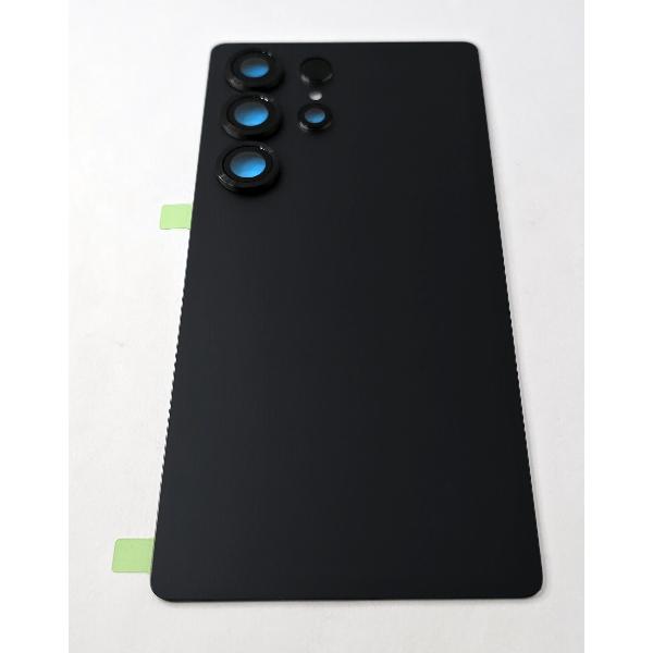Tapa trasera o tapa bateria negra para Samsung Galaxy S25 Ultra 5G S938 con cubierta de camara