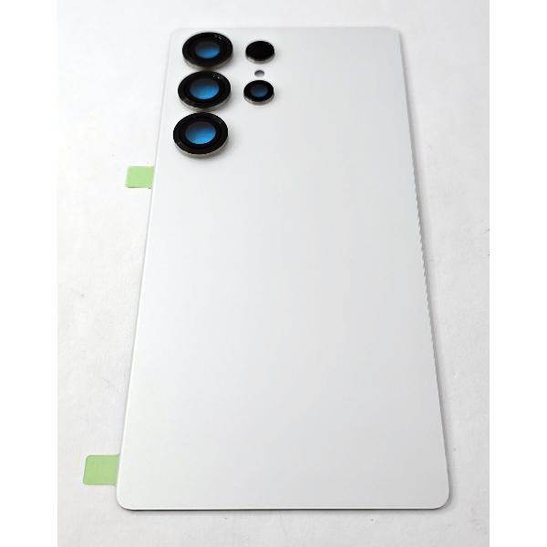 Tapa trasera o tapa bateria blanca para Samsung Galaxy S25 Ultra 5G S938 con cubierta de camara