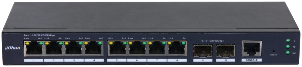 Switch it dahua dh - sg4010 - 2f 10 puertos