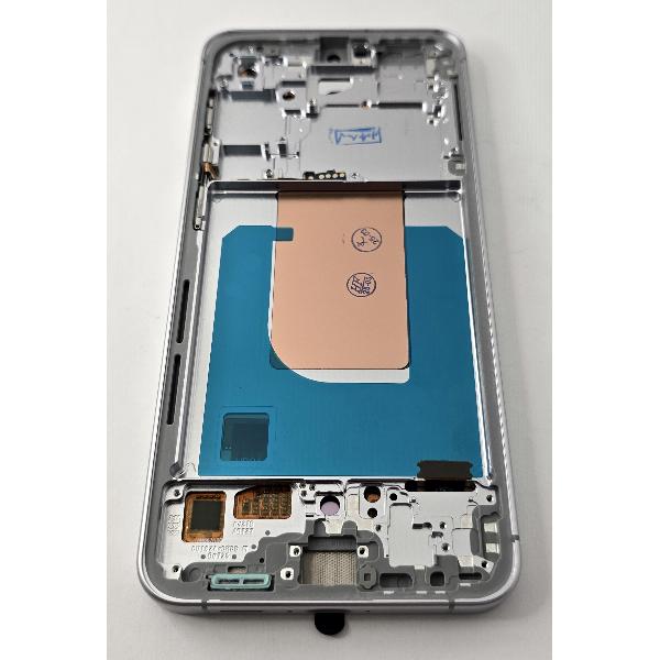 Pantalla lcd para Samsung Galaxy S24 FE 5G S721 mas tactil negro con marco plata calidad Oled