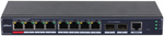 Switch it dahua dh - sg4010p - 2f 10 puertos