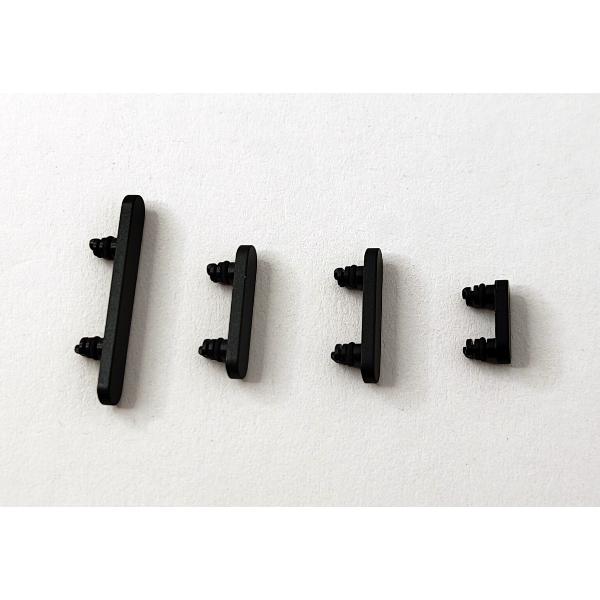 Set de 4 botones laterales negros para iPhone 16E calidad premium