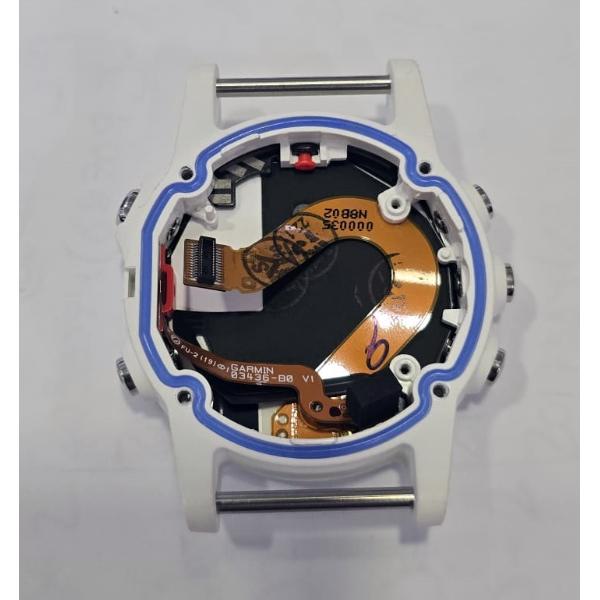 Pantalla lcd para Garmin Fenix 5S Plus con marco plata calidad premium