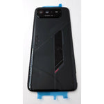 Tapa trasera o tapa bateria negra para Asus ROG Phone 6 5G con cubierta de camara