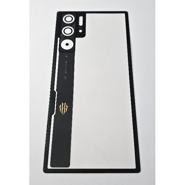 Tapa trasera o tapa bateria negra transparente para ZTE Nubia RedMagic 9S Pro