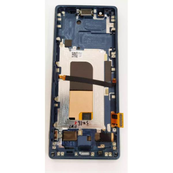 Pantalla LCD para Sony xperia 1 II mas tactil negro mas marco azul calidad premium