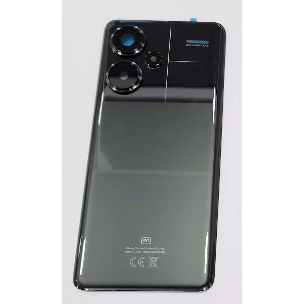 Tapa trasera o tapa bateria negra para Xiaomi Redmi Note 13 Pro Plus 5G con lente de camara