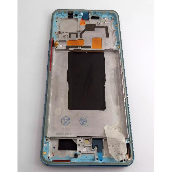 Pantalla lcd para Xiaomi 12T 12T Pro mas tactil negro mas marco azul calidad premium