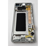 Samsung GH82-18849B Galaxy S10 plus S10+ SM-G975F pantalla + táctil negro + marco plata service pack