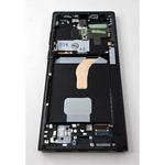 Pantalla lcd para Samsung Galaxy S22 Ultra SM-S908B GH82-27488E mas tactil negro mas marco phantom Grafito Service