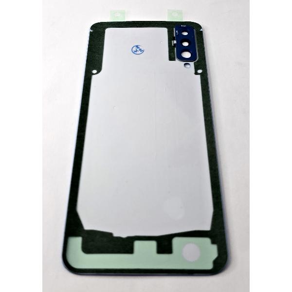 Tapa trasera o tapa bateria azul para Samsung Galaxy A50 A505 con cubierta de camara
