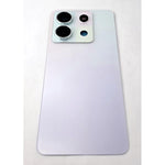 Tapa trasera o tapa bateria morada para Xiaomi Redmi Note 13 Pro 5G con cubierta de camara
