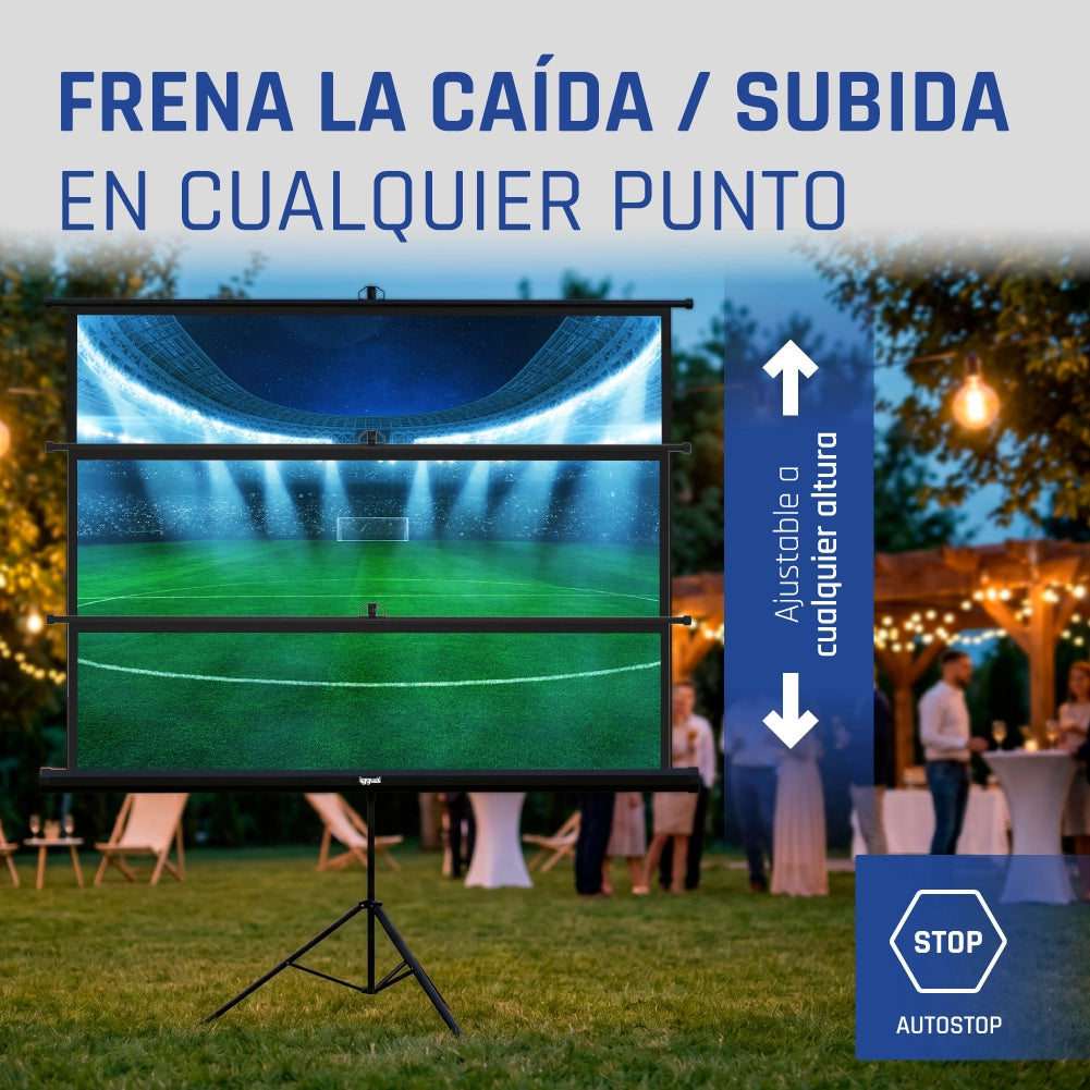Iggual Pantalla 84 176x134 cm con trípode+bolsa