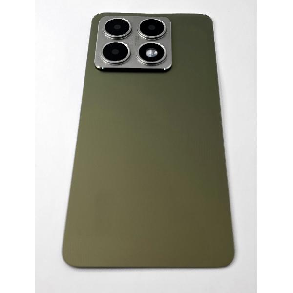 Tapa trasera o tapa bateria dorada para Xiaomi 14T con cubierta de camara