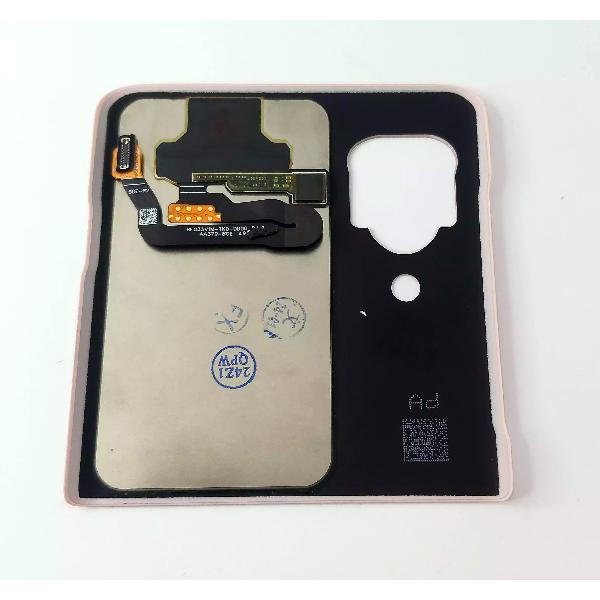 Pantalla lcd exterior para Oppo Find N3 Flip mas tapa superior rosa calidad premium