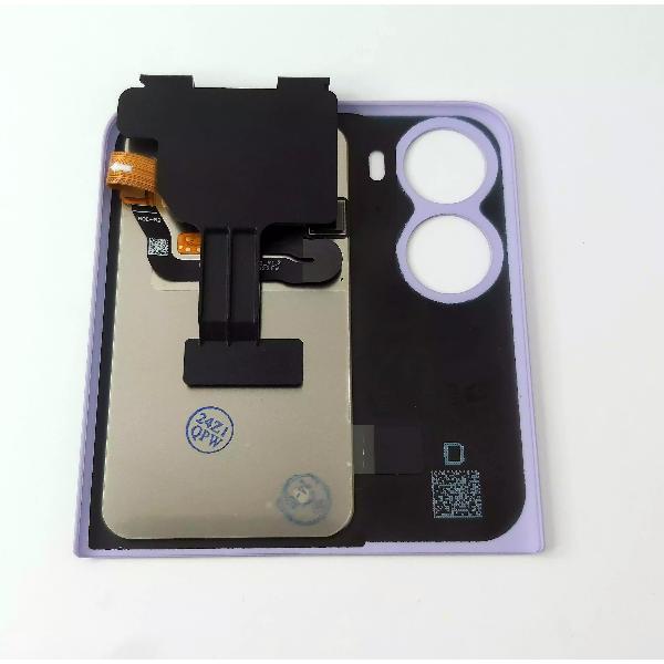 Pantalla lcd exterior para Oppo Find N2 Flip CPH2437 mas tapa superior purpura calidad premium