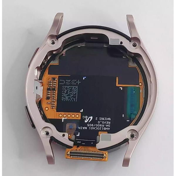Pantalla lcd para Samsung Watch 5 40mm R900 R905 mas tactil negro mas marco rosa calidad premium