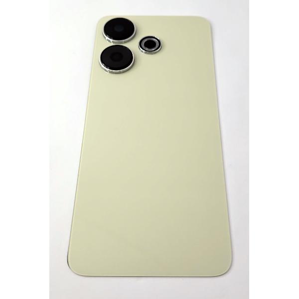 Tapa trasera o tapa bateria dorada para Xiaomi Redmi 13 con cubierta de camara