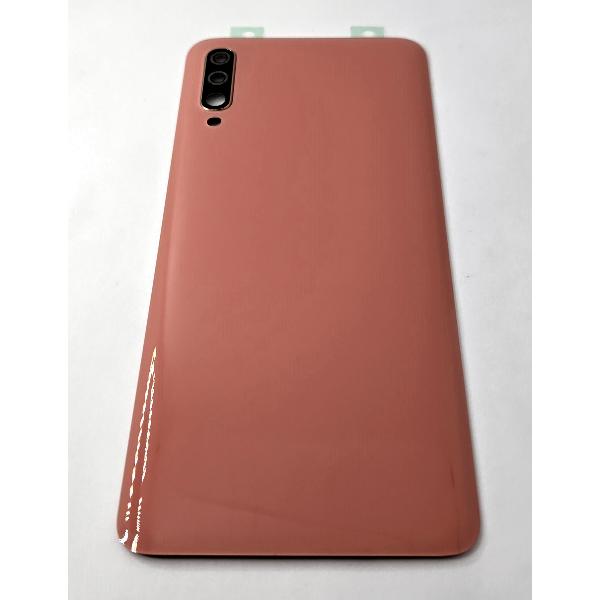 Tapa trasera o tapa bateria naranja para Samsung Galaxy A70 A705 con cubierta de camara