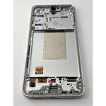 Pantalla lcd para Samsung Galaxy S24 FE SM-S721B mas tactil negro marco plata ensamblado GH82-35849B Service Pack