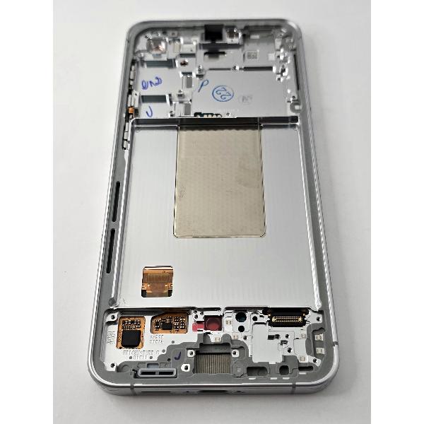 Pantalla lcd para Samsung Galaxy S24 FE SM-S721B mas tactil negro marco plata ensamblado GH82-35849B Service Pack