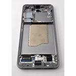 Pantalla lcd para Samsung Galaxy S25 5G S931 mas tactil negro con marco plata ensamblado GH82-36329A Service Pack