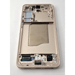 Pantalla lcd para Samsung Galaxy S25 5G S931 mas tactil negro con marco rosa ensamblado GH82-36329G Service Pack