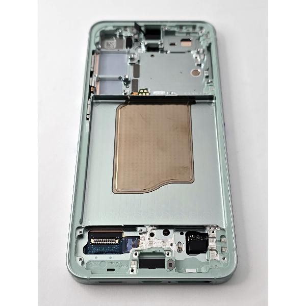 Pantalla lcd para Samsung Galaxy S25 5G S931 mas tactil negro marco verde ensamblado GH82-36329I Service Pack
