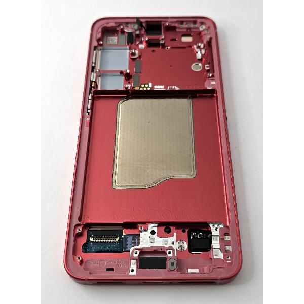 Pantalla lcd para Samsung Galaxy S25 5G S931 mas tactil negro marco rojo ensamblado GH82-36329H Service Pack