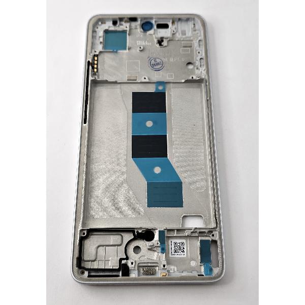 Carcasa o marco central plata para Xiaomi Poco M7 Pro 5G