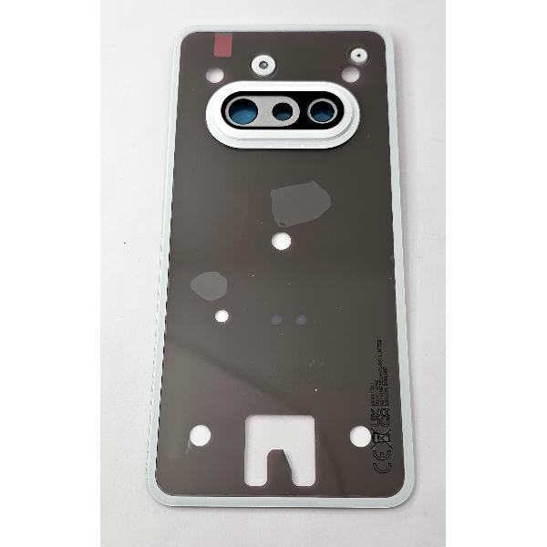 Tapa trasera o tapa bateria blanca transparente para Nothing Phone 3A 5G
