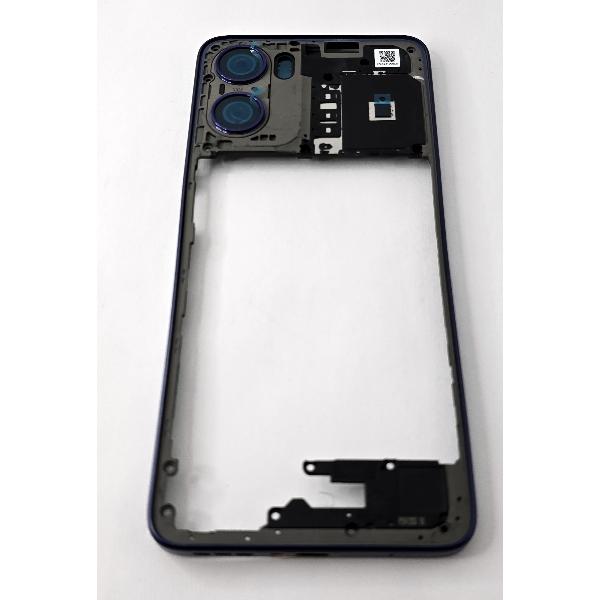 Carcasa o marco central morado para Motorola Moto G05