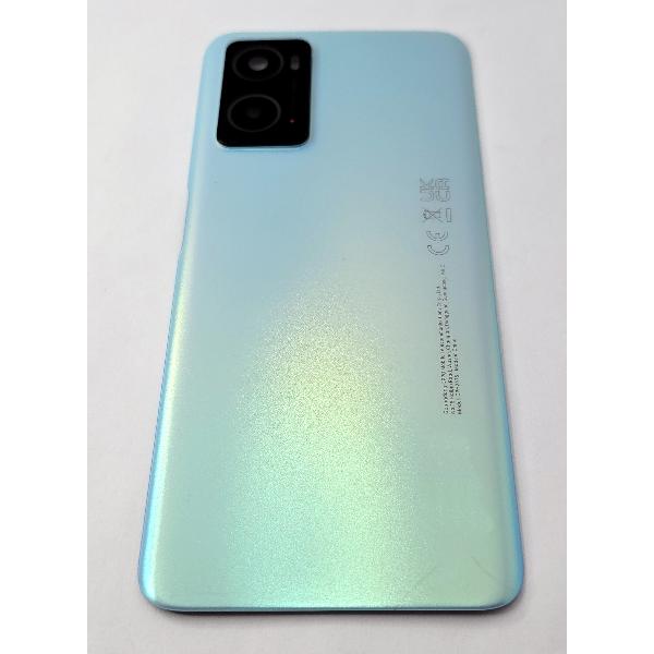 Tapa trasera o tapa bateria azul para Oppo A76 CPH2375 con cubierta de camara