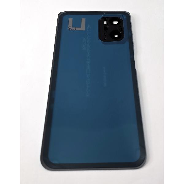 Tapa trasera o tapa bateria azul para Oppo A76 CPH2375 con cubierta de camara