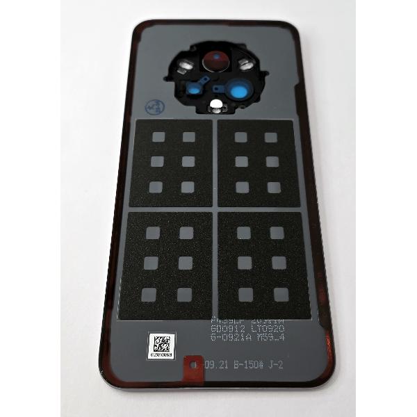 Tapa trasera o tapa bateria plata para Realme 14 Pro 5G con cubierta de camara