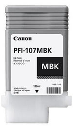 Cartucho Canon pfi - 107mbk negro pigmentado ipf670 · ipf680 · ipf685 · ipf770 · ipf780 · ipf785