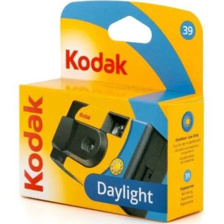 Cámara Desechable Kodak DayLight 39/ 39 Exposiciones/ Amarilla y Azul - PixelPlaza