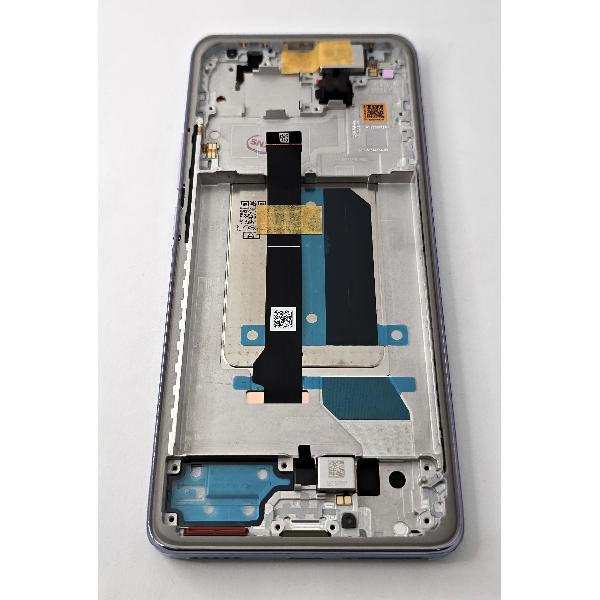 Pantalla para Xiaomi Redmi Note 14 Pro Plus 5G tactil negro marco morado 5600180O16U00 Service Pack