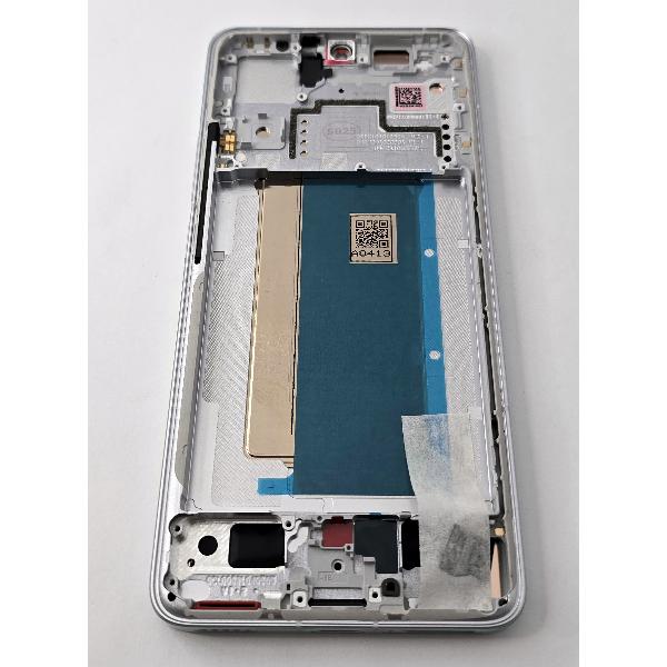 Pantalla lcd para Xiaomi Poco F6 Pro 5G mas tactil negro con marco blanco 5600150N1100 Service Pack
