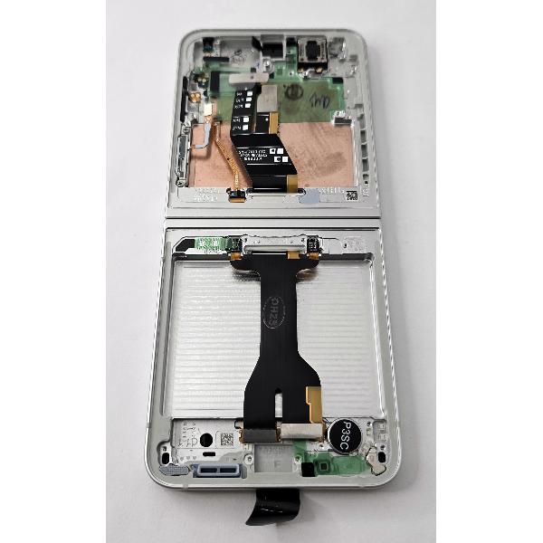 Pantalla para Samsung Galaxy Z Flip 6 5G F741 mas tactil negro con marco blanco GH82-35013F Service Pack