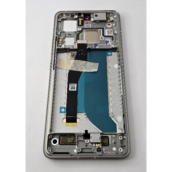 Pantalla lcd para Xiaomi 14T Pro 5G mas tactil negro con marco gris 56001600N1200 Service Pack
